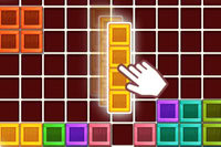Placez les blocs sur le plateau 10x10 dans ce jeu de puzzle en ligne amusant