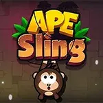 APE Sling is een arcadespel waarin je je personage APE moet slingeren om het niveau te voltooien