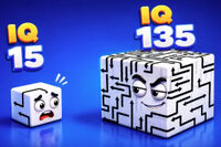 Retire chaque flèche du cube