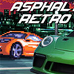 Faites la course à toute vitesse en évitant les autres véhicules dans ce jeu rétro