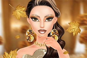 Autumn Glam Gala est un jeu de beauté d'automne où tu styles trois meilleures amies pour un événement glamour