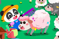 Baby Panda Animal Farm est un charmant jeu de ferme où vous pouvez apprendre