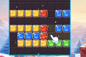 Block Puzzle Frozen Jewels est un jeu de puzzle sur le thème de Noël