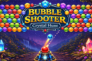 Tire des bulles et collecte des cristaux