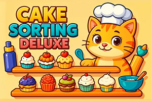 Cake Sorting Deluxe est un jeu de puzzle amusant et relaxant qui met à l’épreuve tes talents de tri!