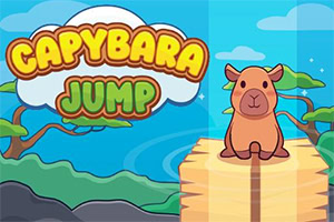 Saute et empile des blocs avec un mignon capybara!