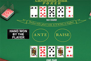 Joue au poker rapide contre la maison!