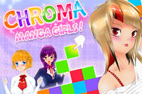 Chroma Manga Girls est un jeu de réflexion coloré
