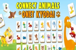 Arriveras-tu à regrouper tous les adorables animaux dans Connect Animals: Onet Kyodai?