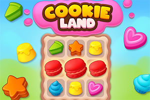 Entre dans Cookie Land, l'ultime aventure Match 3 sucrée
