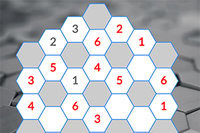 Puzzles HexNum quotidiens en trois tailles et difficultés différentes