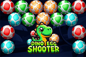 Dino Egg Shooter est un jeu amusant situé dans un monde préhistorique coloré