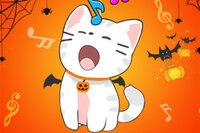 Plongez dans le monde charmant de Duet Cats Halloween Cat Music