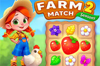 Un jeu de puzzle sur le thème de l'agriculture où vous associez des tuiles
