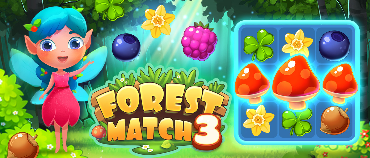 Forest Match 3 🕹️ Jeux Gratuits Sur Jeux123