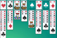 Jeu de freecell où chaque nouveau niveau comporte 1 cellule libre de moins