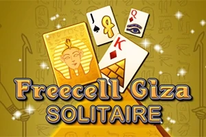 Le jeu classique de solitaire Pyramid avec cellules libres