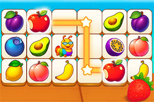 Fruit Connect 3 est un jeu de puzzle coloré où il faut associer des tuiles, regorgeant de fruits juteux