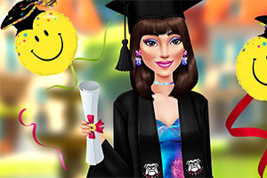 Découvre les dernières tendances maquillage avec le jeu Graduation Makeup Trends!
