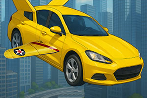Cours, vole et change de mode dans GT Flying Car Racing