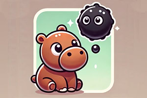 Aide le mignon hippopotame nain!