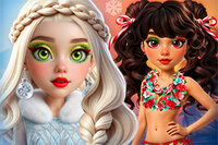 Habille des princesses pour les vacances d'hiver