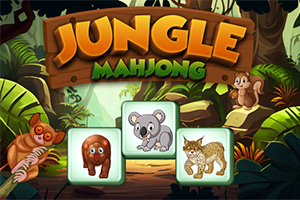 Le Jungle Mahjong est un jeu d'association de paires basé sur des tuiles