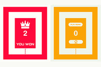 Appuie pour tourner, évite les bords de la piste