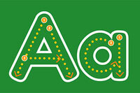 Aide les jeunes enfants à apprendre à écrire des lettres, des chiffres, des