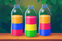 Magic Bottles est un puzzle relaxant de tri des couleurs avec une touche