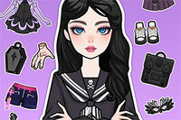 Crée des looks enchantés dans Magical Diary: Paper Dress Up