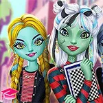 Libérez votre styliste intérieure avec le jeu d'habillage Monster Girls High School Squad !