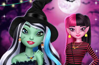 Entrez dans Monster High et habillez les personnages dans des tenues