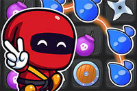 Ninja Spell Match est un mélange rapide de puzzles match-3 et d'action ninja