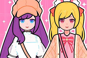 Crée des looks adorables dans Paper Doll Diary: Chibi Dolls