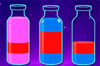 Trie des potions colorées