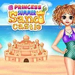 De belles princesses veulent célébrer Sandcastle aujourd'hui!