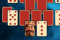 Jeu Pyramide Solitaire classique qui se déroule dans la Chine ancienne