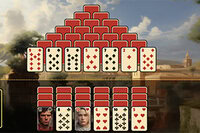 Joue à Pyramid Solitaire dans la Rome antique