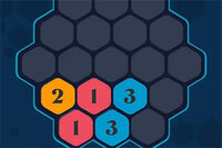 Fusionne les nombres sur le plateau et vise le 7