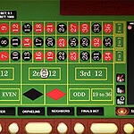 Roulette Royale Table de jeu de roulette avec une disposition numérique et des options de mise visibles
