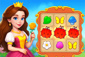 Royal Garden Match est un magnifique jeu match-3 inspiré du jardinage et de l'aménagement paysager