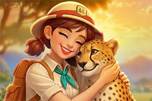 Profite d'une aventure safari mahjong ensoleillée