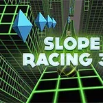 Slope Racing 3D intègre tout ce qui est génial dans le genre de course sans fin