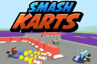 Un jeu de bataille de karts IO multijoueur 3D