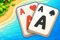 Joue à Solitaire TriPeaks Escapes, un jeu de cartes relaxant aux chaleureuses