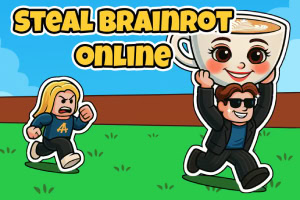 Steal Brainrot Online est un jeu de cambriolage chaotique et addictif où chaque action est un risque