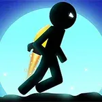 Stickman a essayé de s'échapper de la jungle et leur ennemi ne veut pas de lui là-bas - il pourrait voler tous les secrets!