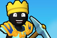 Dirigez votre roi stickman, commandez des troupes et conquérez des châteaux!