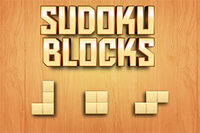 Un jeu de puzzle avec des blocs de bois rencontre Sudoku